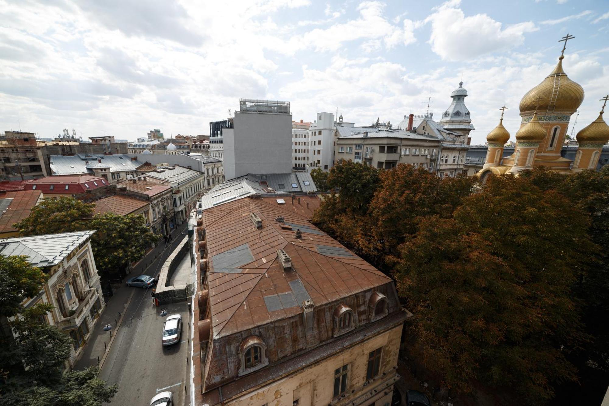 Rooftop Apartment Street Doamnei บูคาเรสต์ ภายนอก รูปภาพ