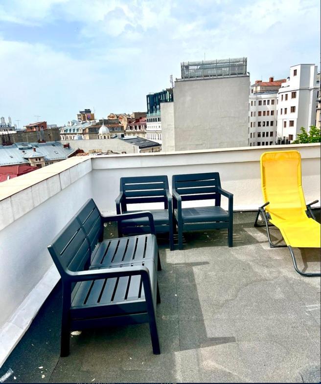 Rooftop Apartment Street Doamnei บูคาเรสต์ ภายนอก รูปภาพ